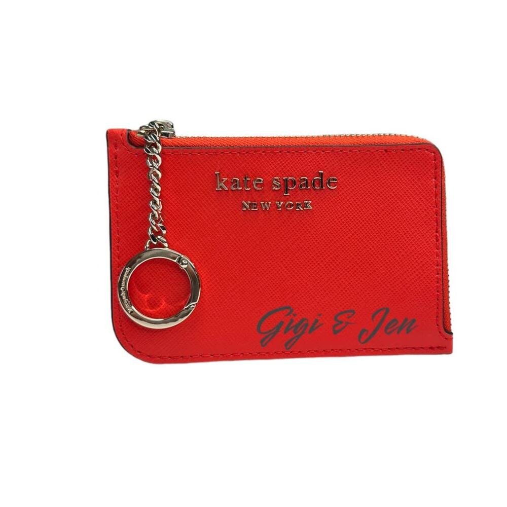 Kate Spade Leather Card Case Gazpacho New Without Tag